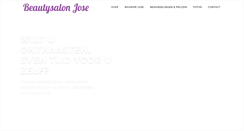 Desktop Screenshot of beautysalonjose.nl